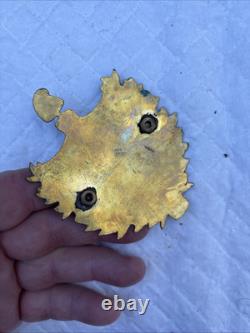 SUPER RARE! Vintage Car Badge Cuba Made In Spain Used (215)