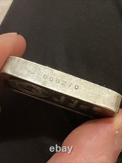 SUPER RARE Vintage Deak 3 oz. 999 Fine Silver Bar
