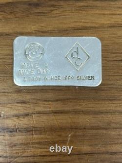 SUPER RARE Vintage Deak-Perera / Deak & Co 1? Oz. 999 Fine Silver Bar Have A Nice