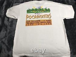 SUPER RARE Vintage Disney Pocahontas Movie Promo New York 1995 T-Shirt