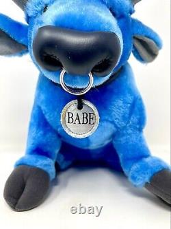 SUPER RARE Vintage Disney Tall Tale BABE The Blue Ox 13 Plush Stuffed Animal