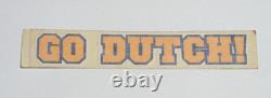 SUPER RARE Vintage Dutch Bros. Decal Sticker GO DUTCH! One of the First Created
