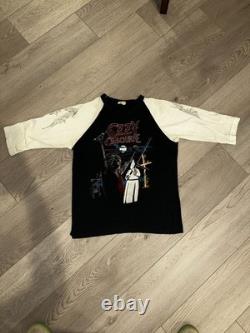 SUPER RARE Vintage EARLY 80s Ozzy Osbourne Raglan Tee