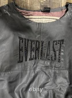 SUPER RARE Vintage Everlast Leather Shirt Joe Louis vs Schmeling Size L Supreme