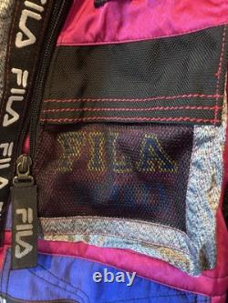 SUPER RARE Vintage FILA Biella Italia Adventure Ski Jacket Size Large 90s