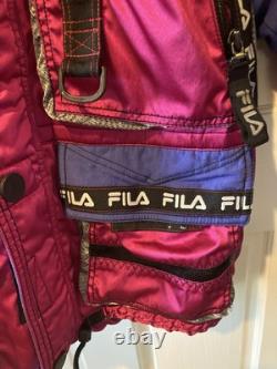 SUPER RARE Vintage FILA Biella Italia Adventure Ski Jacket Size Large 90s