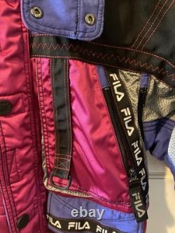 SUPER RARE Vintage FILA Biella Italia Adventure Ski Jacket Size Large 90s