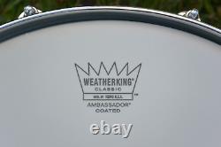 SUPER RARE! Vintage GRETSCH USA 8X14 FREE-FLOATING BLUE SPRUCE SNARE DRUM! I800