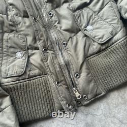 SUPER RARE Vintage HOLLISTER Green Fur Lined Hood jacket