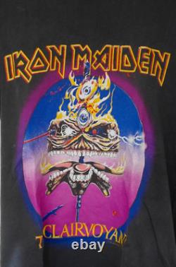 SUPER RARE Vintage Iron Maiden T-Shirt (S) 1988 Official Merch