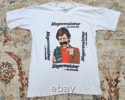 SUPER RARE Vintage Jagermeister So Smooth Promo T-shirt LARGE Single Stitch