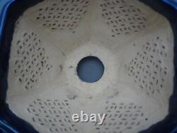 SUPER RARE'Vintage' Japanese hexagon Neofinetia falcata pot-Sukahsi (4.2) NO. 5