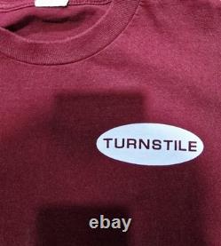 SUPER RARE Vintage Live Shot Charity Tees Turnstile Band Shirt Medium Med