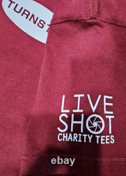 SUPER RARE Vintage Live Shot Charity Tees Turnstile Band Shirt Medium Med