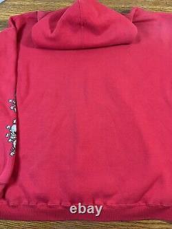 SUPER RARE Vintage Lost Enterprises Skateboard Hoodie, Red Skull Graphics 2X-3XL