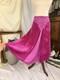 SUPER RARE Vintage Michka Marjak Fuchsia Midi Skirt Made in Italy 1975 1979