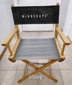 SUPER RARE Vintage Mindscape PC Director Foldable Commander Chair Collector