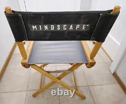 SUPER RARE Vintage Mindscape PC Director Foldable Commander Chair Collector