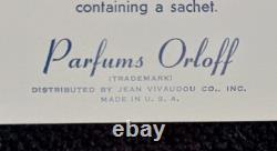 SUPER RARE Vintage Orloff Parfums Pink Baby Booties withSachet Double Eagle Box