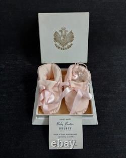 SUPER RARE Vintage Orloff Parfums Pink Baby Booties withSachet Double Eagle Box