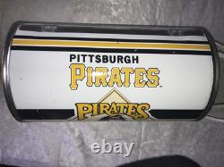 SUPER RARE Vintage P&K Metal PITTSBURGH PIRATES 1989 Logo 6-PACK Beer COOLER 14¼