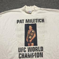 SUPER RARE! Vintage Pat Miletich UFC World Champion Shirt Size XL MMA J3