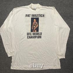 SUPER RARE! Vintage Pat Miletich UFC World Champion Shirt Size XL MMA J3