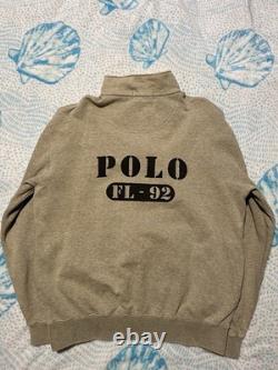 SUPER RARE Vintage Polo Ralph Lauren FL-92 Quarter Zip JPN Release