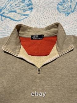 SUPER RARE Vintage Polo Ralph Lauren FL-92 Quarter Zip JPN Release
