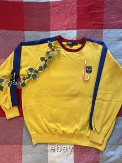 SUPER RARE Vintage Polo Ralph Lauren UniCrest Yellow crewneck sweatshirt