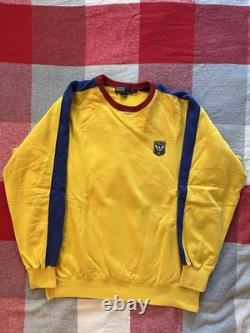 SUPER RARE Vintage Polo Ralph Lauren UniCrest Yellow crewneck sweatshirt