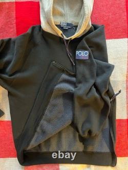SUPER RARE Vintage Ralph Lauren Polo Hi Tech Hoodie Black SUPER RARE Vintage Ralph Lauren Polo Hi Tech Hoodie Black