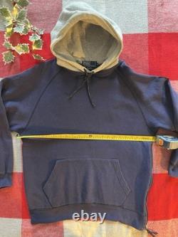 SUPER RARE Vintage Ralph Lauren Polo Hi Tech Hoodie Navy Blue