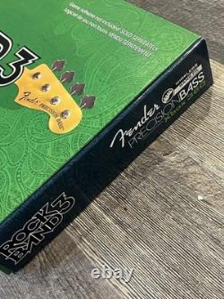 SUPER RARE Vintage Rock Band 3 Wireless Fender Precision Bass Xbox 360 NOS NIB