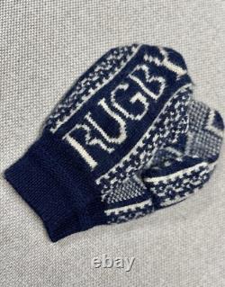 SUPER RARE! Vintage Rugby Ralph Lauren Winter Mittens. 100% Wool