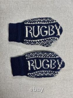 SUPER RARE! Vintage Rugby Ralph Lauren Winter Mittens. 100% Wool