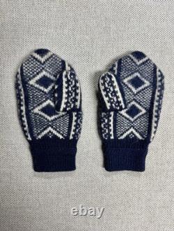 SUPER RARE! Vintage Rugby Ralph Lauren Winter Mittens. 100% Wool