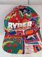 SUPER RARE Vintage Ryder Snapback Hat Fresh All Over Print