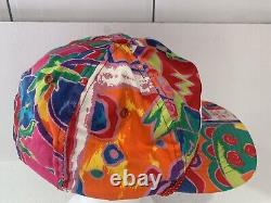 SUPER RARE Vintage Ryder Snapback Hat Fresh All Over Print