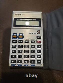 SUPER RARE Vintage SHARP WN-100 WONDERTOPIA Electronic Game Calculator IT WORKS