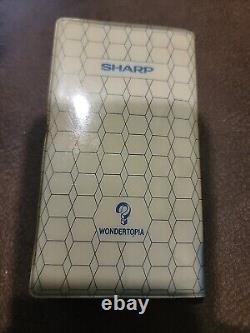 SUPER RARE Vintage SHARP WN-100 WONDERTOPIA Electronic Game Calculator IT WORKS