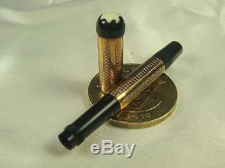 SUPER RARE Vintage SIMPLO #0 BABY MONTBLANC 14K 585 SOLID GOLD FOUNTAIN PEN