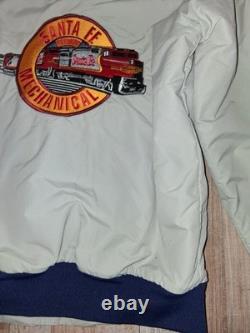 SUPER RARE Vintage Santa Fe Railway Mechanical 96 EMPLOYEE of the YEAR Jacket