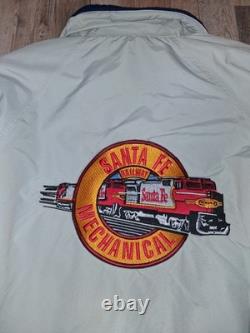 SUPER RARE Vintage Santa Fe Railway Mechanical 96 EMPLOYEE of the YEAR Jacket