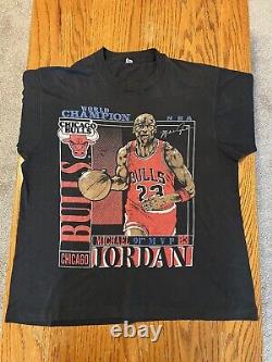 SUPER RARE Vintage Screen Stars Nutmeg 1990 Michael Jordan Reprint XL Shirt