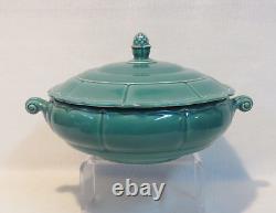 SUPER RARE Vintage TANGO Covered Casserole in SPRUCE, Excellent! Late-1930s WOW