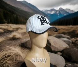 SUPER RARE Vintage TRUE RELIGION Distressed White & Black TR LOGO Cap Hat NEW
