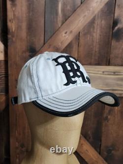 SUPER RARE Vintage TRUE RELIGION Distressed White & Black TR LOGO Cap Hat NEW