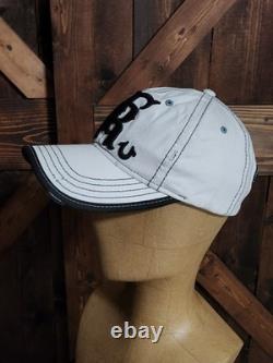 SUPER RARE Vintage TRUE RELIGION Distressed White & Black TR LOGO Cap Hat NEW