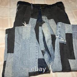 SUPER RARE! Vintage Timberland Patchwork Jeans